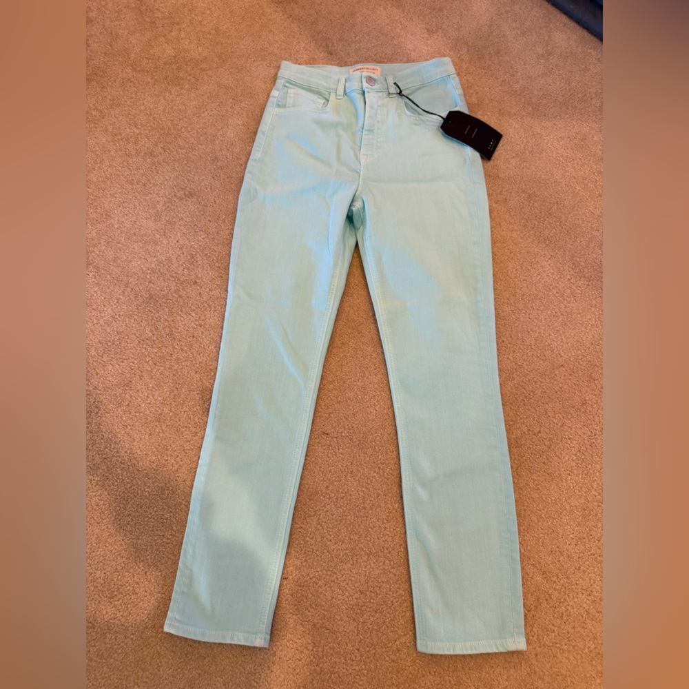 Current/Elliott Freeway Crop Slim Straight Jeans Size 26 (NWT)